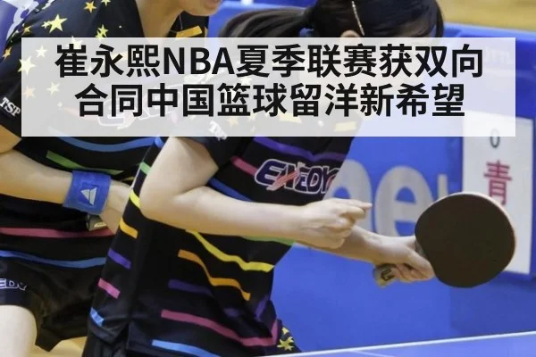 崔永熙NBA夏季联赛获双向合同中国篮球留洋新希望